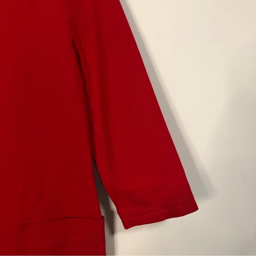 Kate Spade Racquel Ponte Colorblock Red Black Sheath Dress Medium